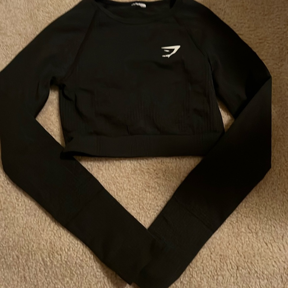 gymshark seamless 2.0 crop top, size xs